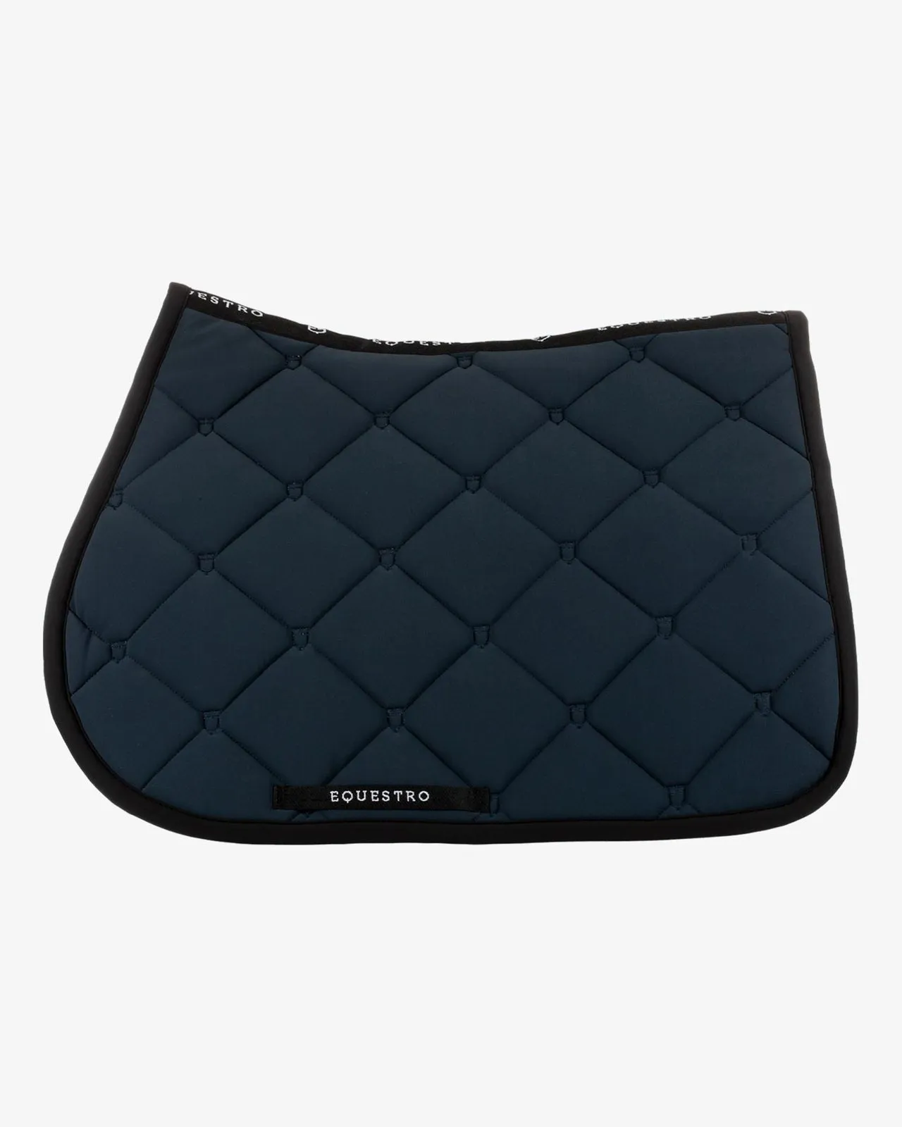 Equestro Multi Logo Quilted Saddle Pad - Jumping