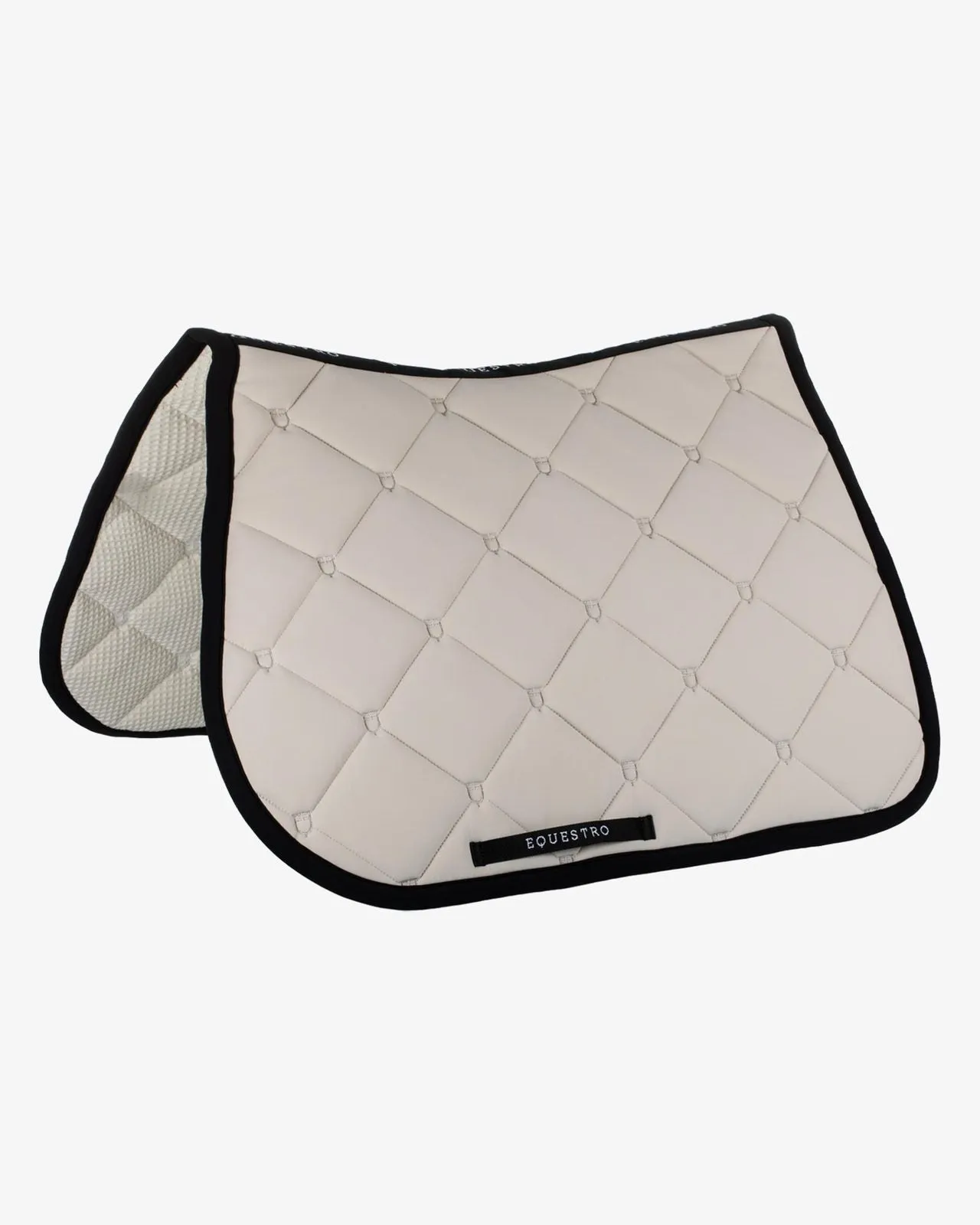 Equestro Multi Logo Quilted Saddle Pad - Jumping