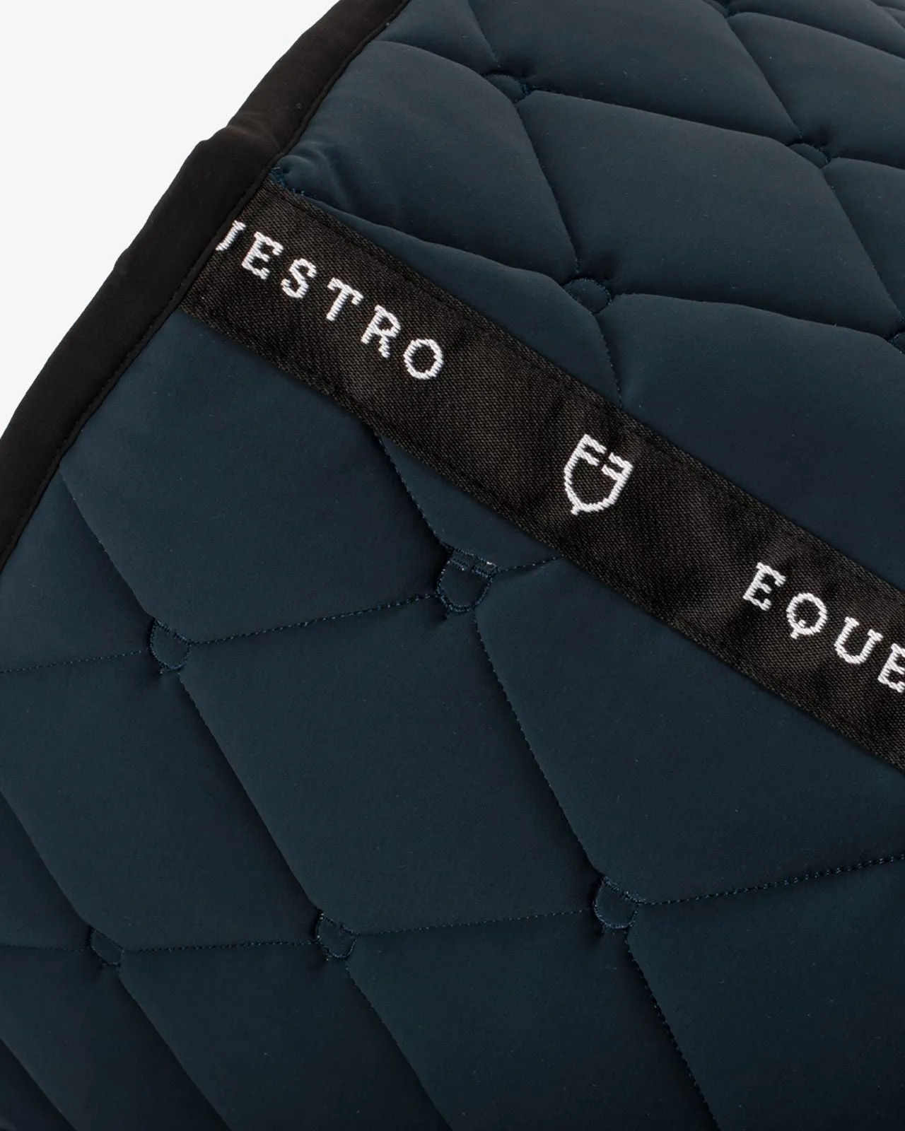 Equestro Multi Logo Quilted Saddle Pad - Jumping