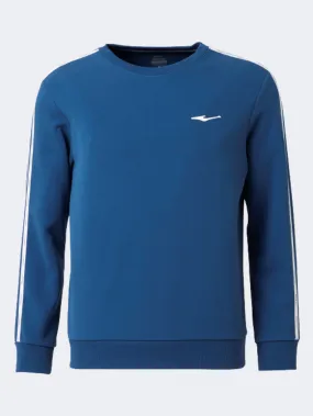 Erke Pullover Men Training Sweatshirt Dark Blue