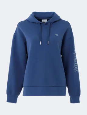 Erke Pullover Women Training Hoody Blue