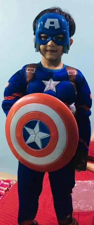 Fancydresswale Captain America dress for boys