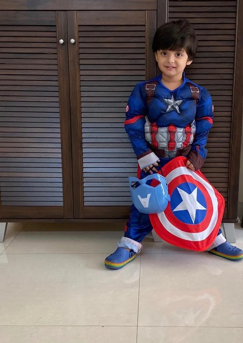 Fancydresswale Captain America dress for boys