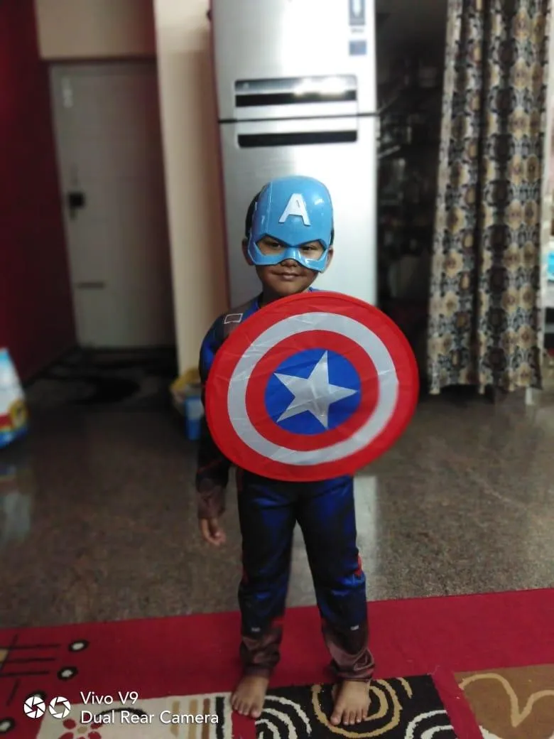 Fancydresswale Captain America dress for boys