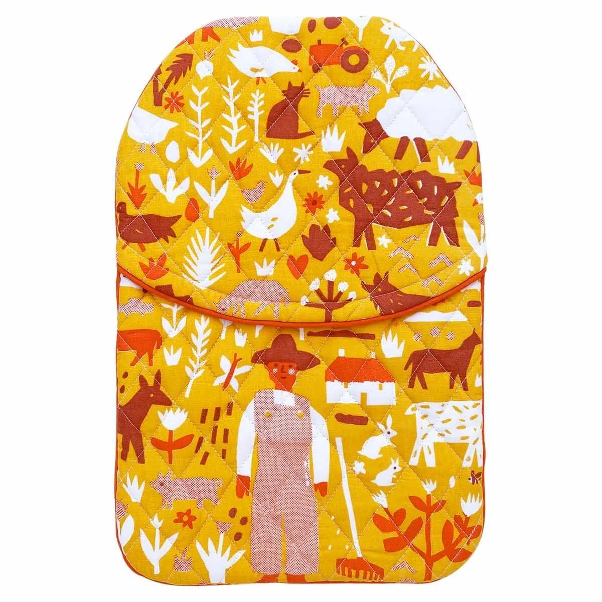 Farm Life Hot Water Bottle Cover