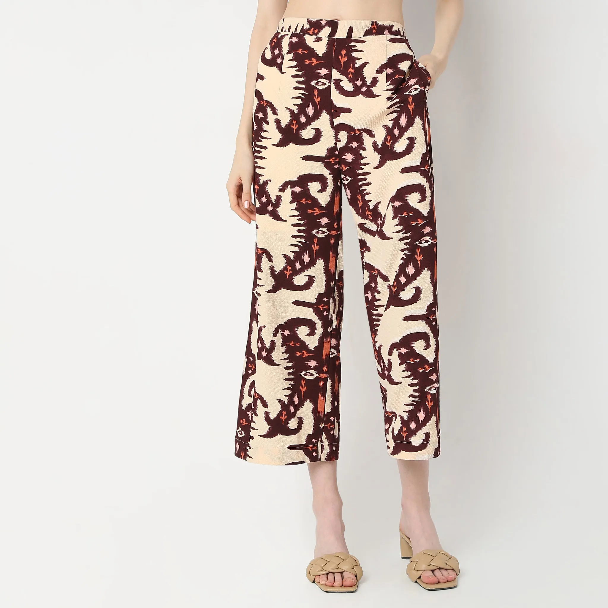 Flare Fit Ankle Length Culottes