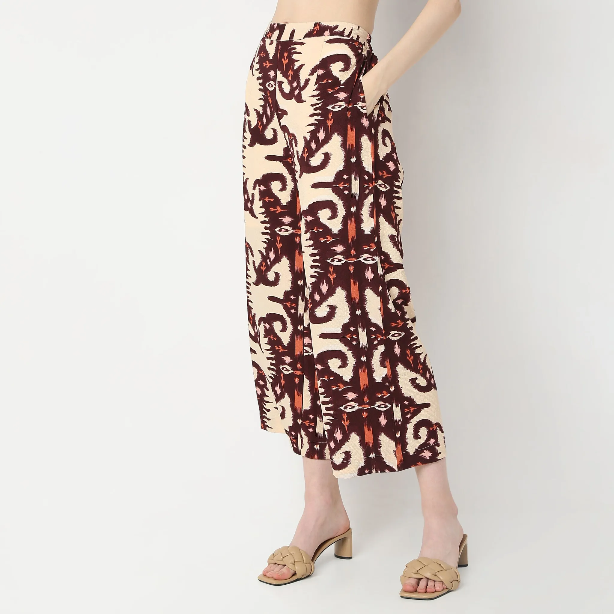 Flare Fit Ankle Length Culottes