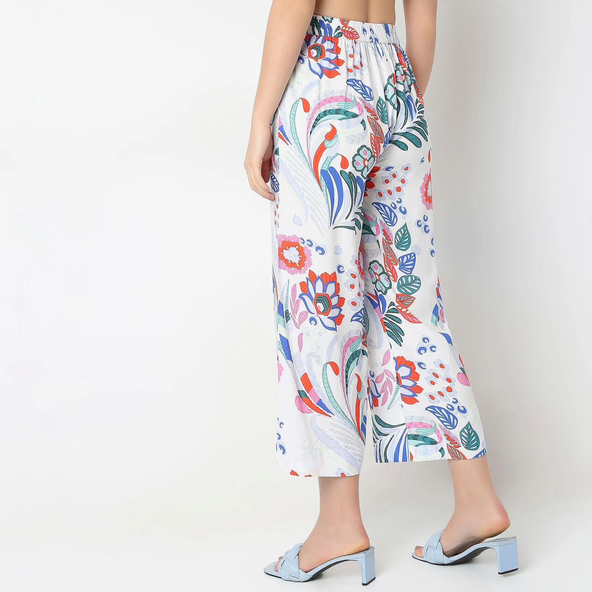 Flare Fit High Rise Culottes