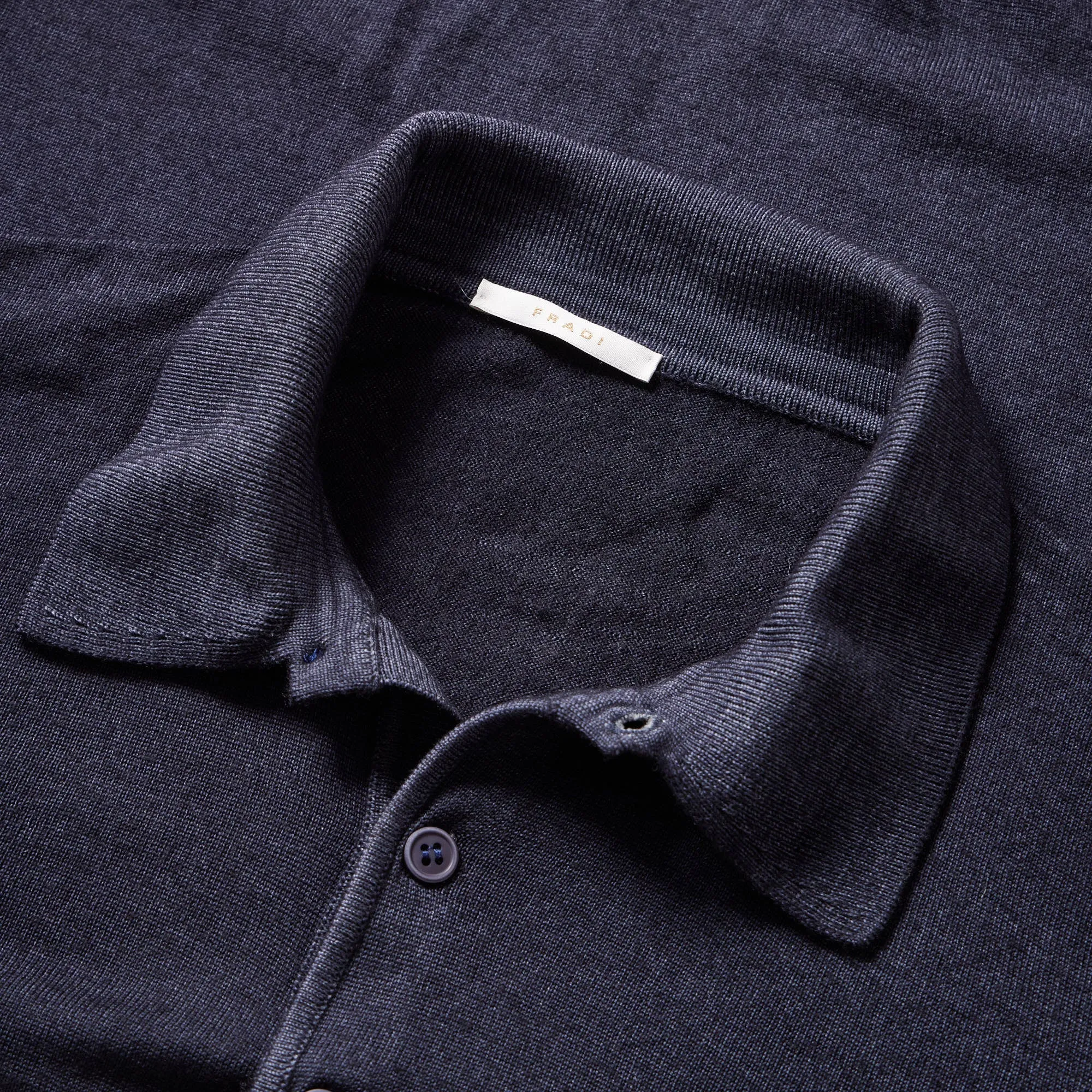 FRADI Maglia Collar Sweater Uomo DARK DENIM