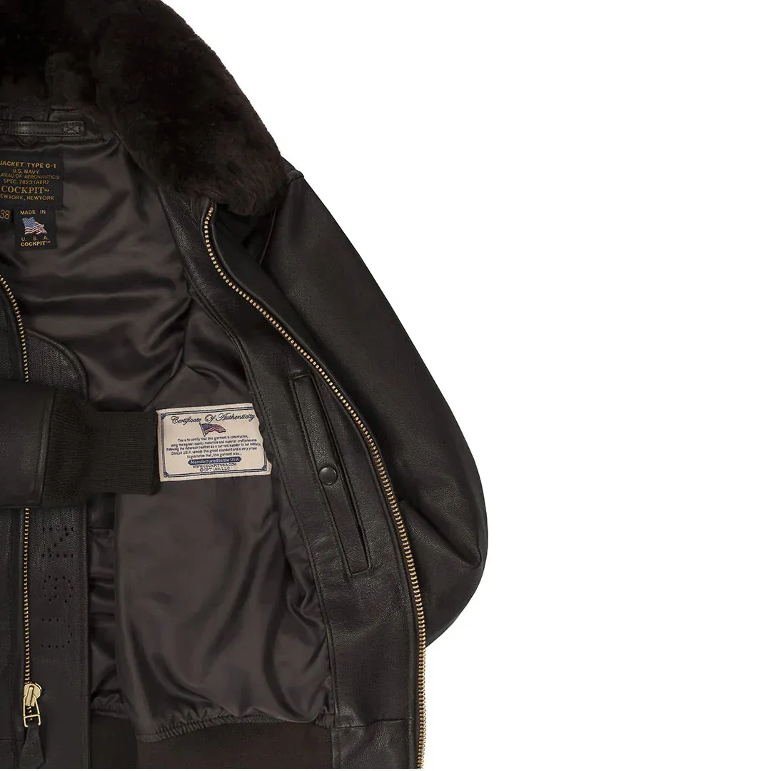 G-1 Flight Jacket with Removable Collar (Long)