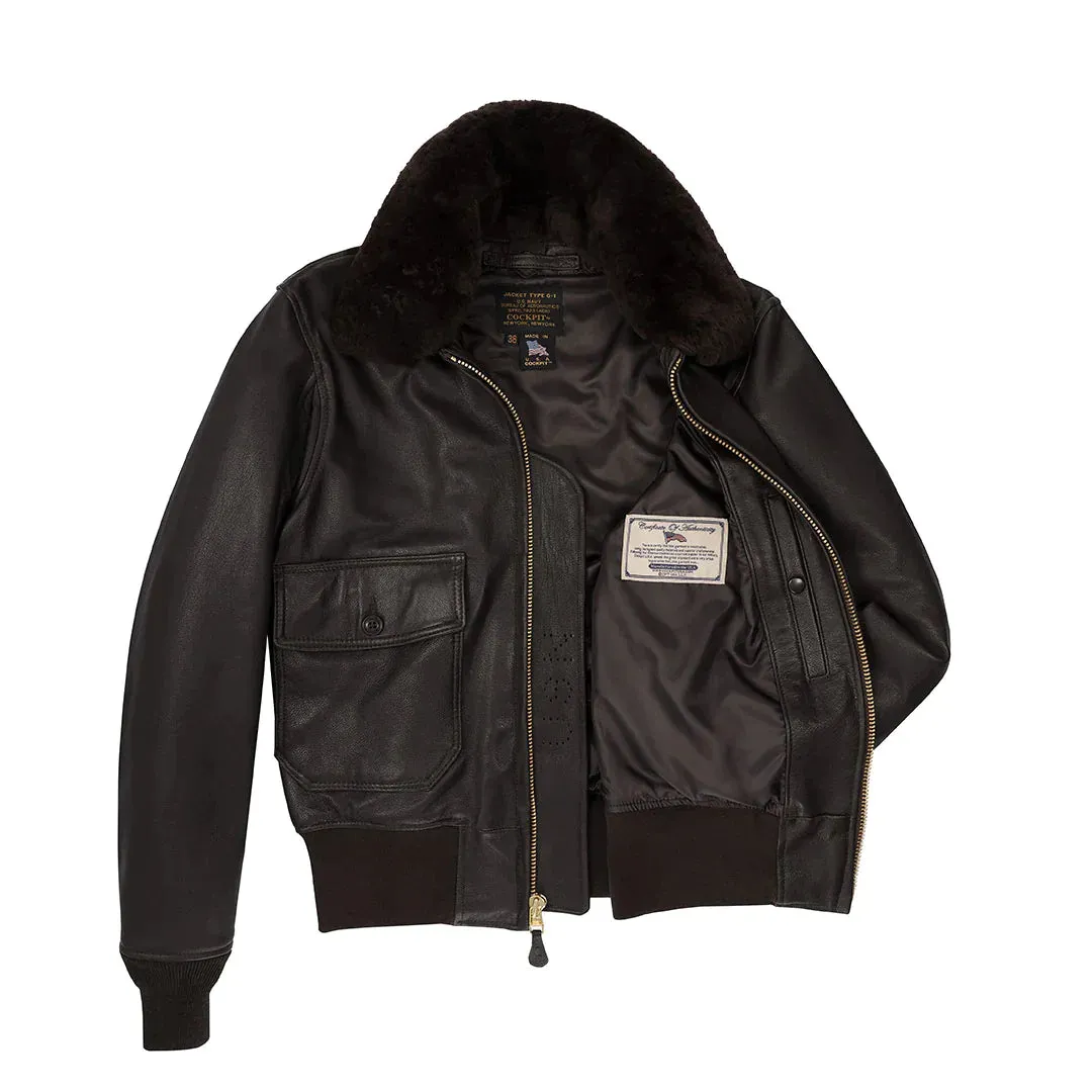 G-1 Flight Jacket with Removable Collar (Long)