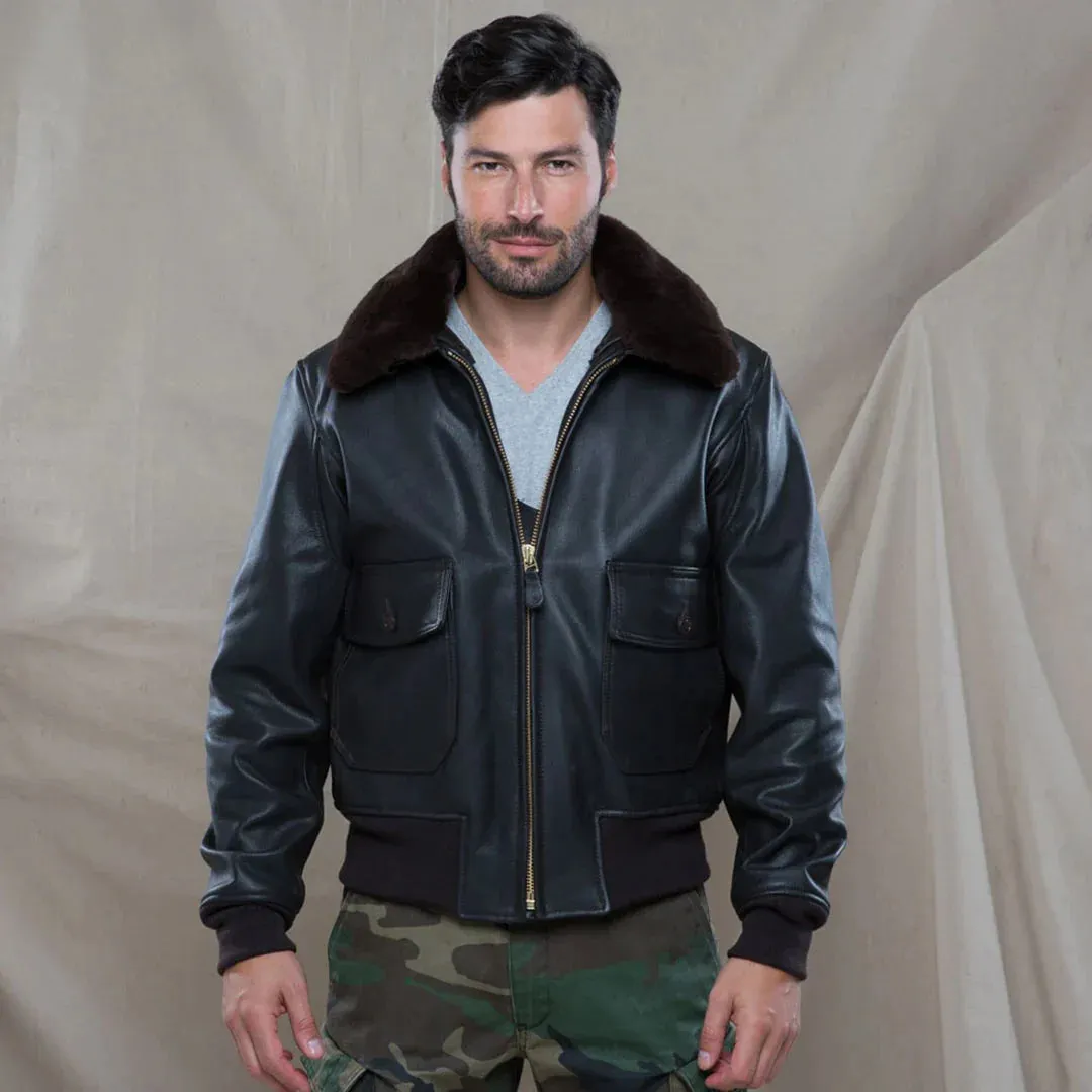 G-1 Flight Jacket with Removable Collar (Long)