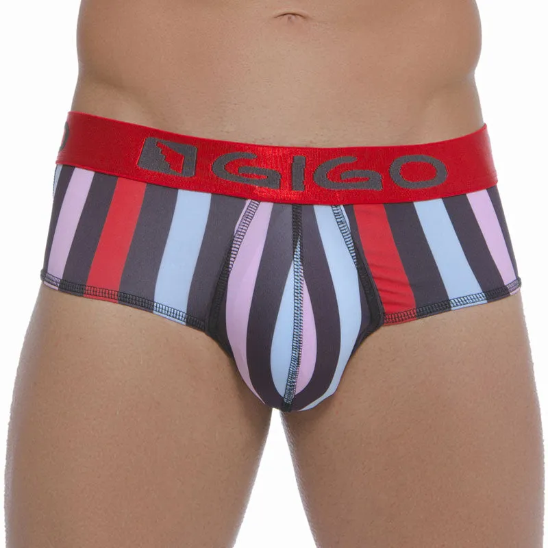 Gigo LINES Brief Underwear G01003-LINES Size S