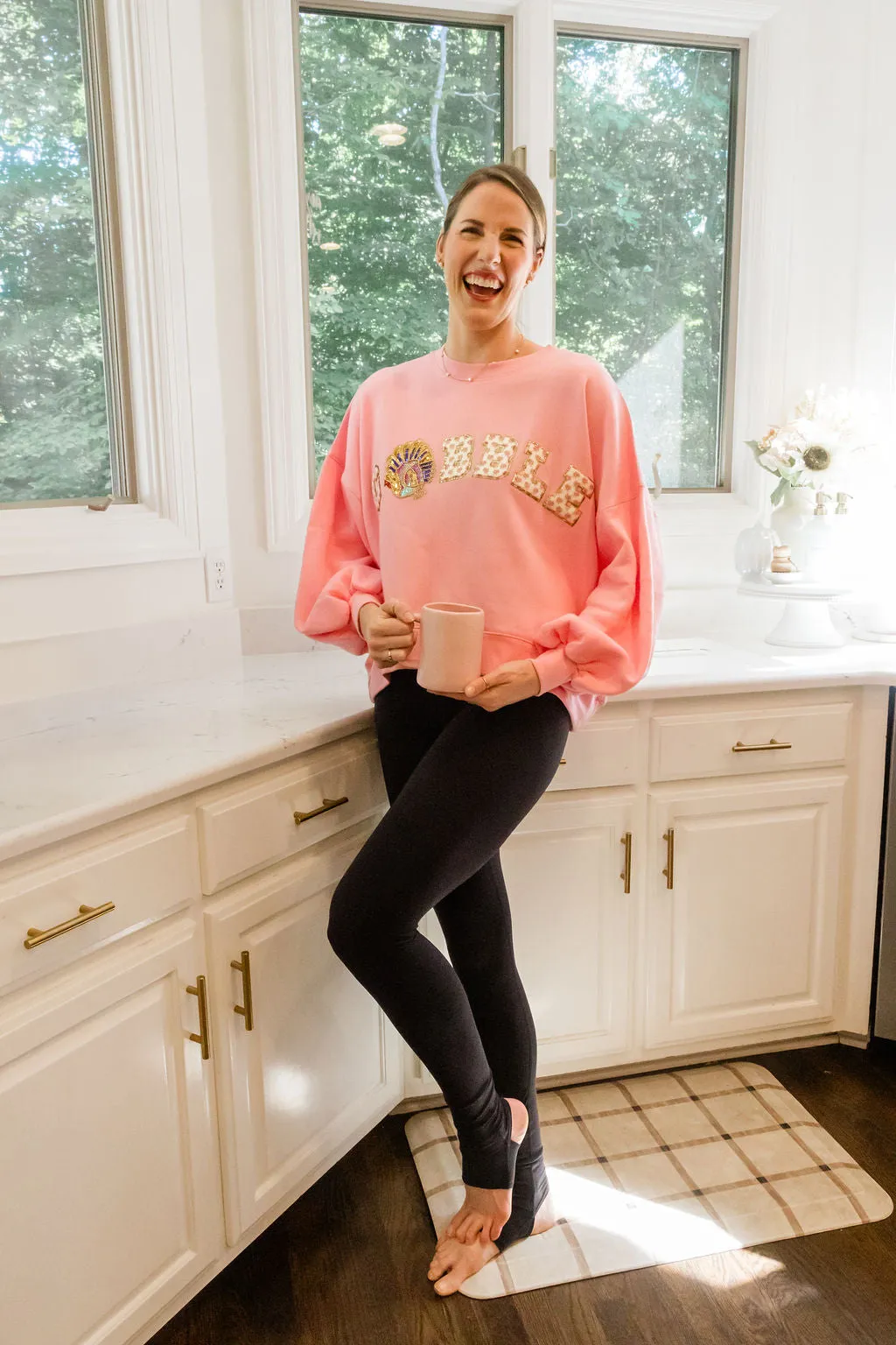 GOBBLE PINK PULLOVER