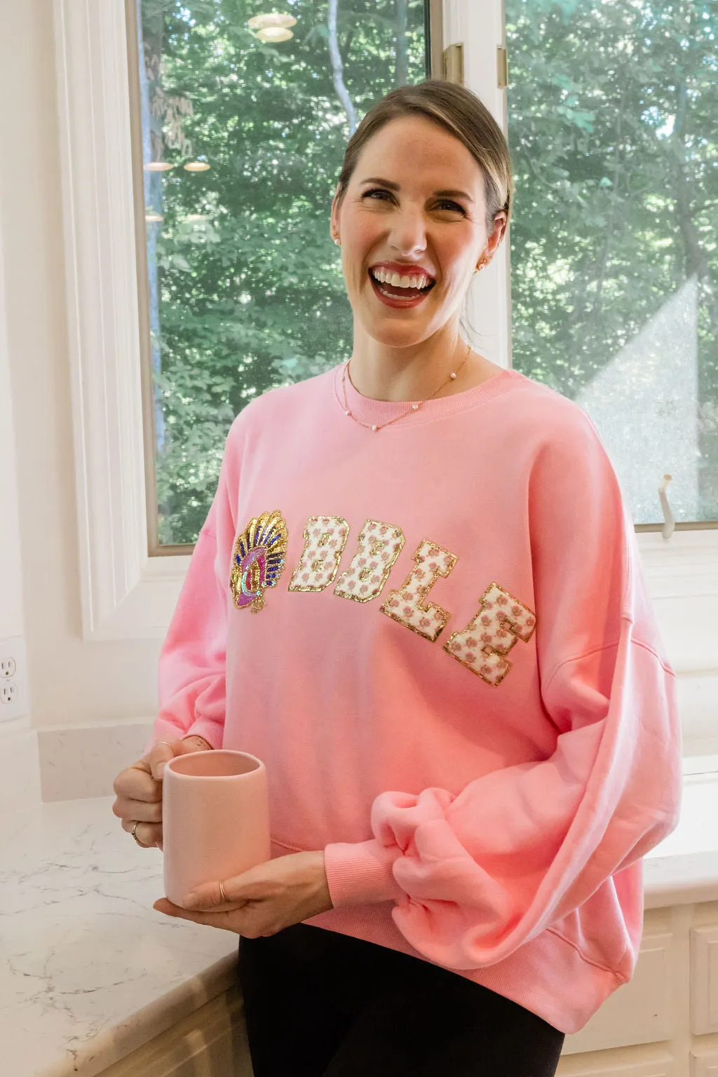 GOBBLE PINK PULLOVER