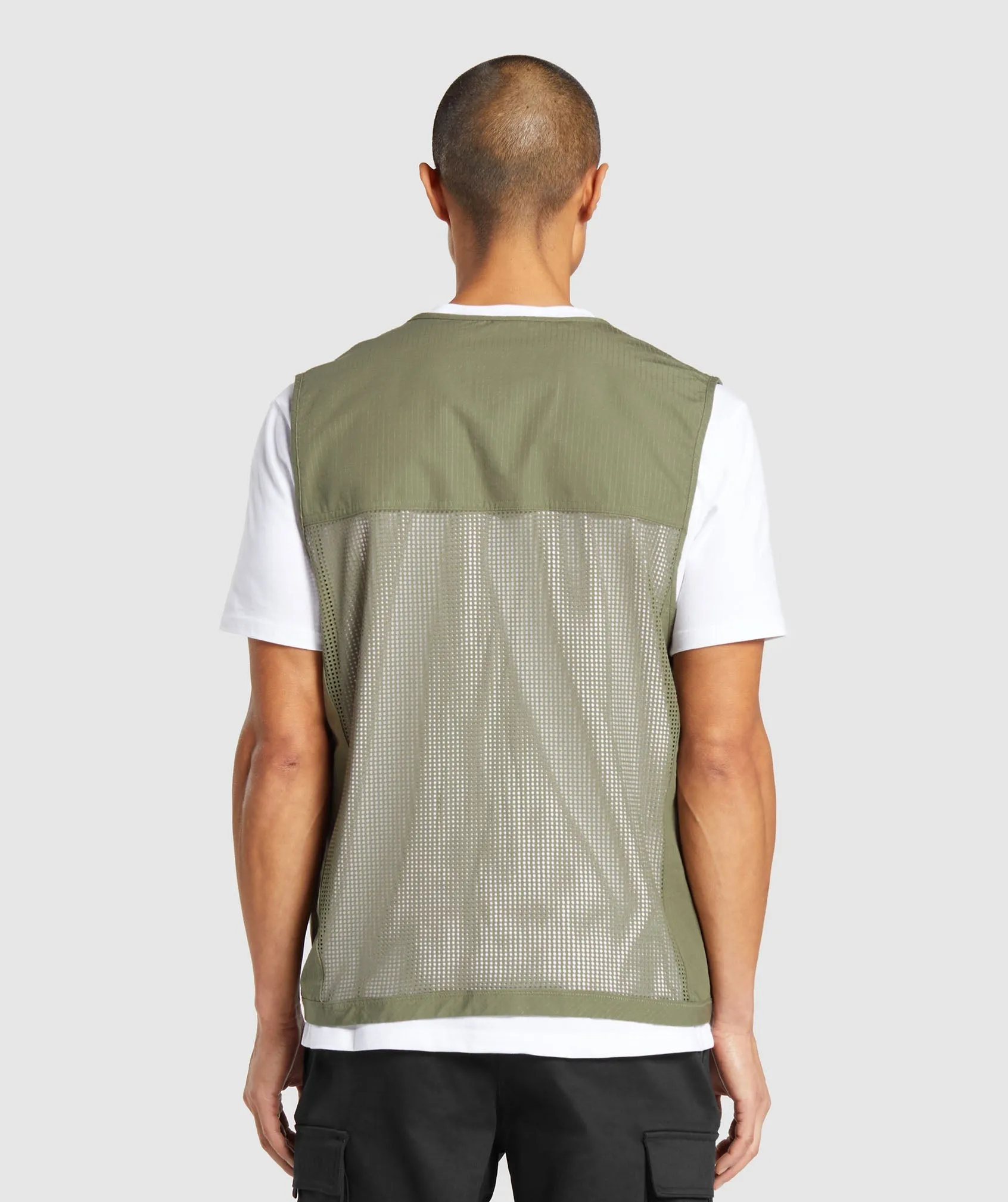 Gymshark Woven Vest - Utility Green