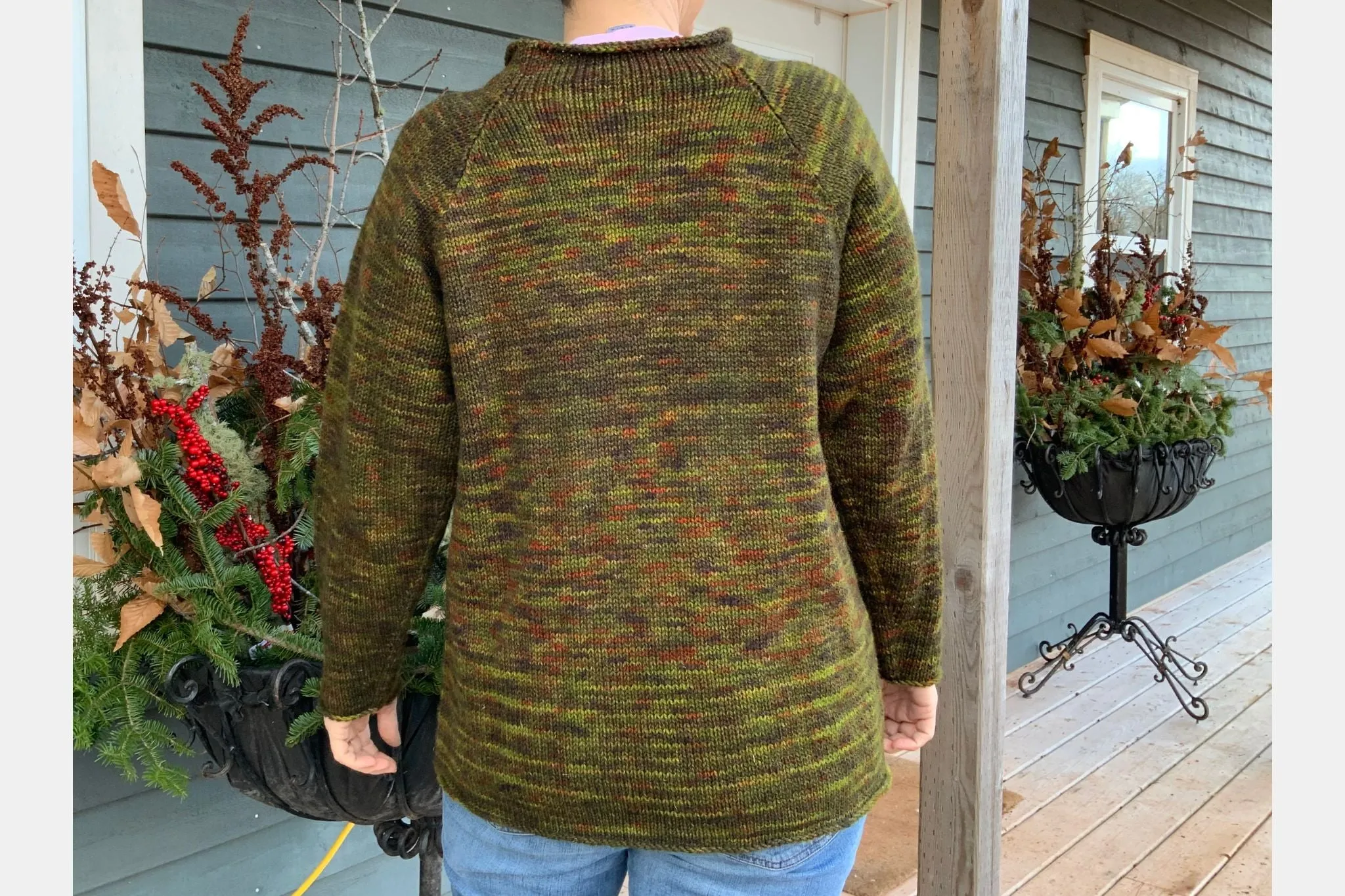 Hand Made Sweater Fiddlehead M-L