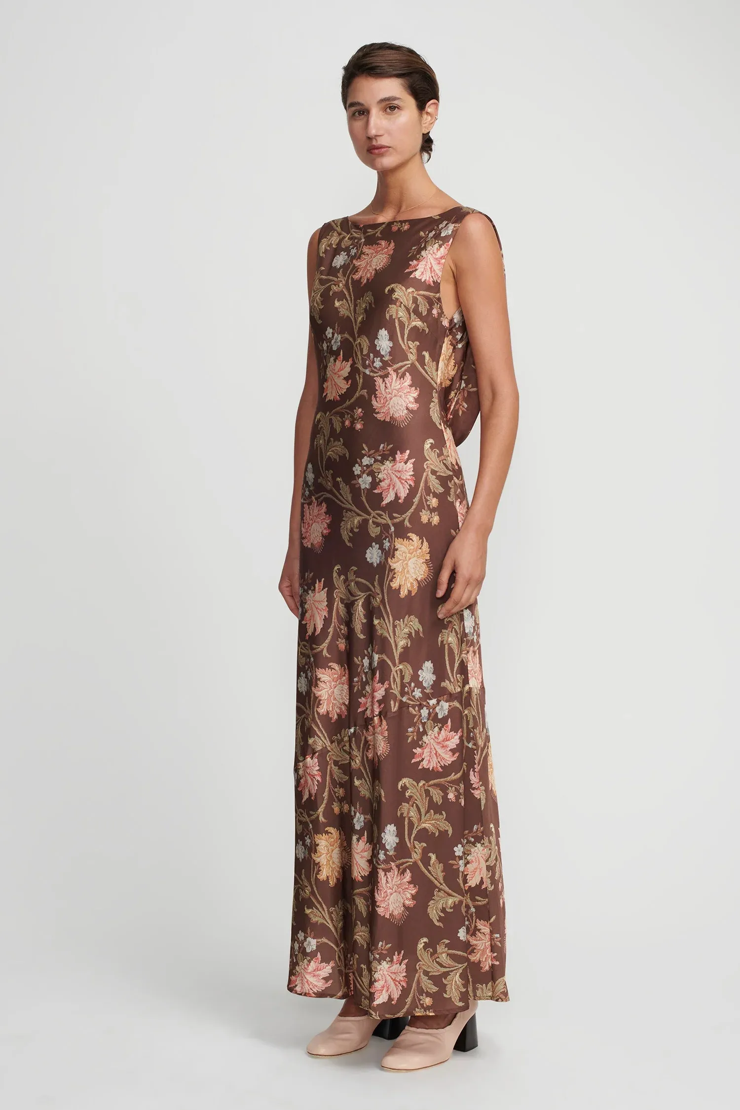 HANSEN & GRETEL - Chloe Dress - Carob Floral