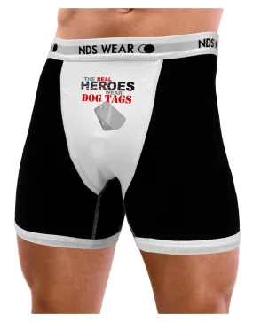 Heroes Dog Tags Mens Boxer Brief Underwear