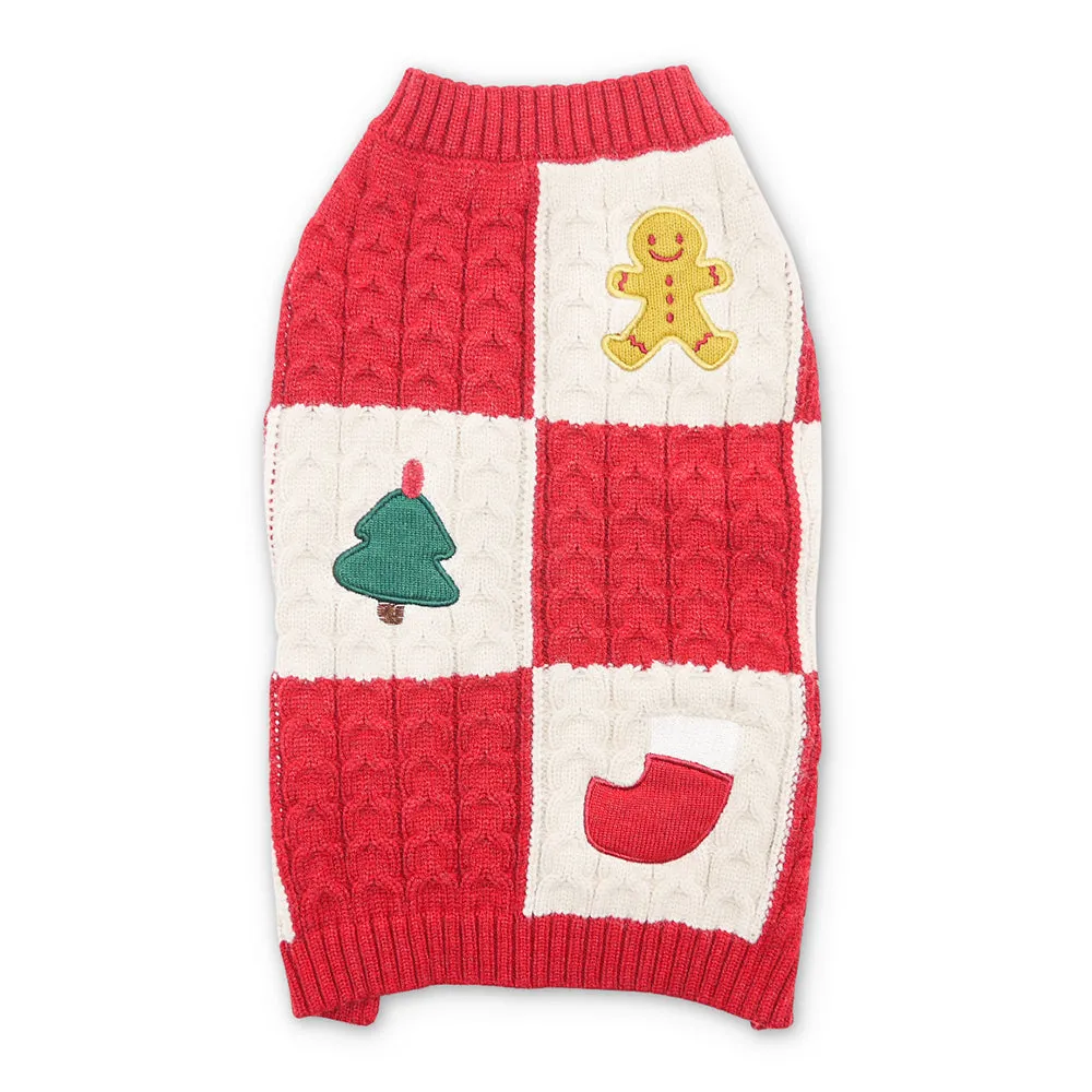 Holiday Appliques Sweater