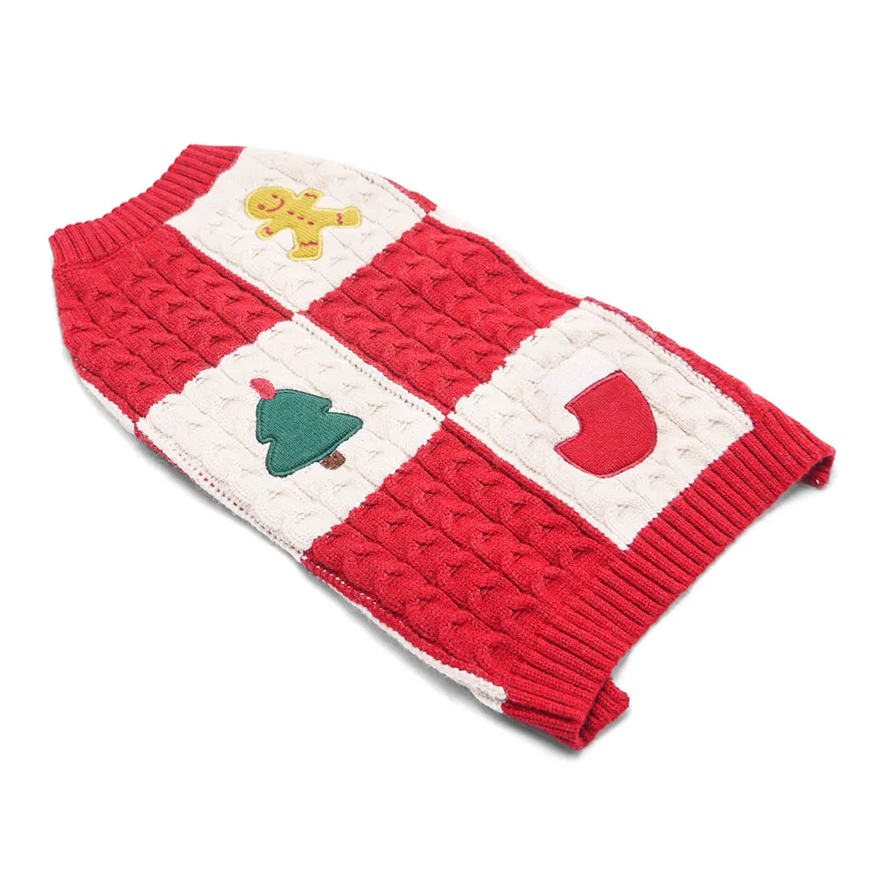 Holiday Appliques Sweater