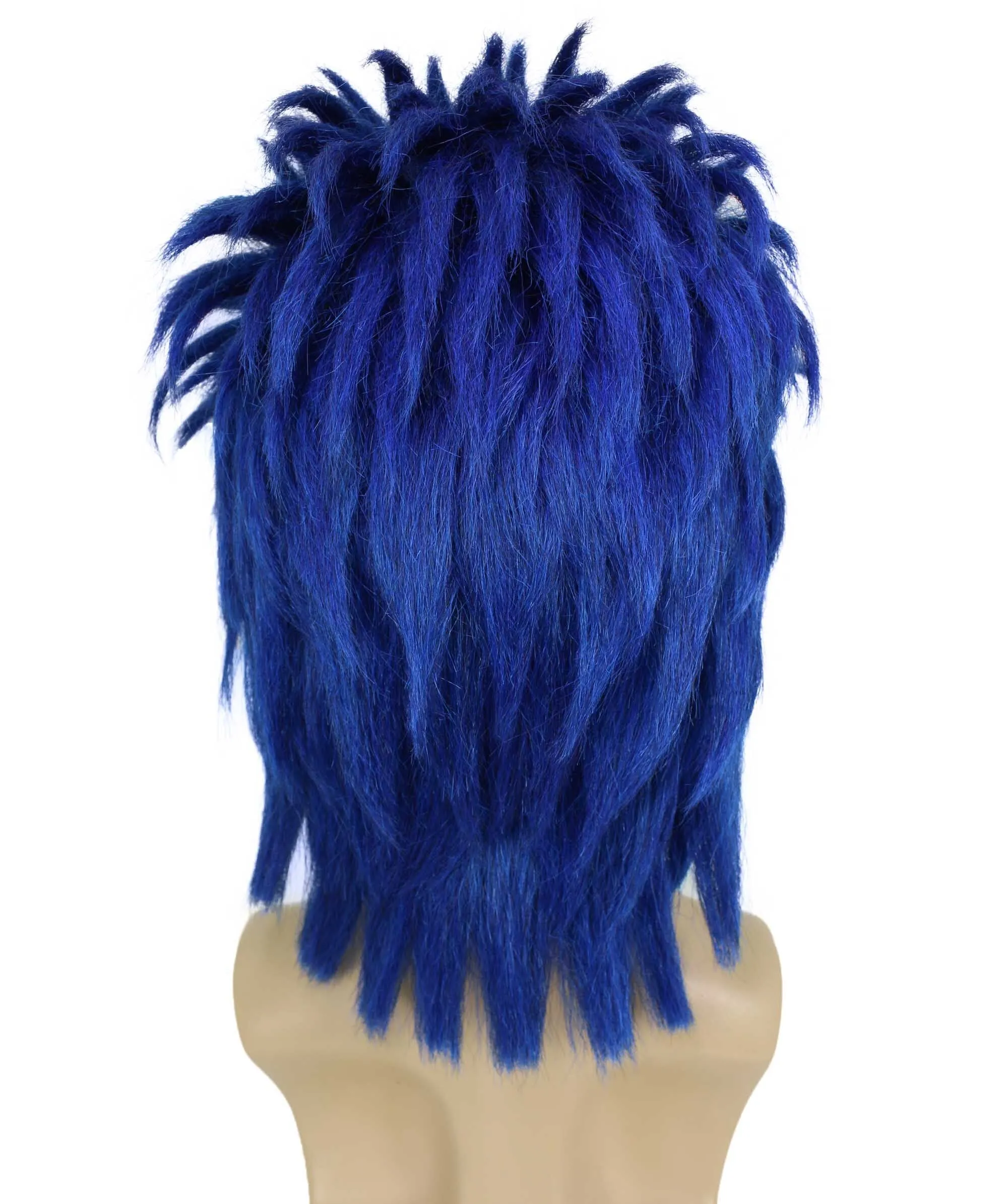 HPO Adult Men’s Adventure Anime Character Wig, Perfect for Halloween and Cosplay, Flame-retardant Synthetic Fiber