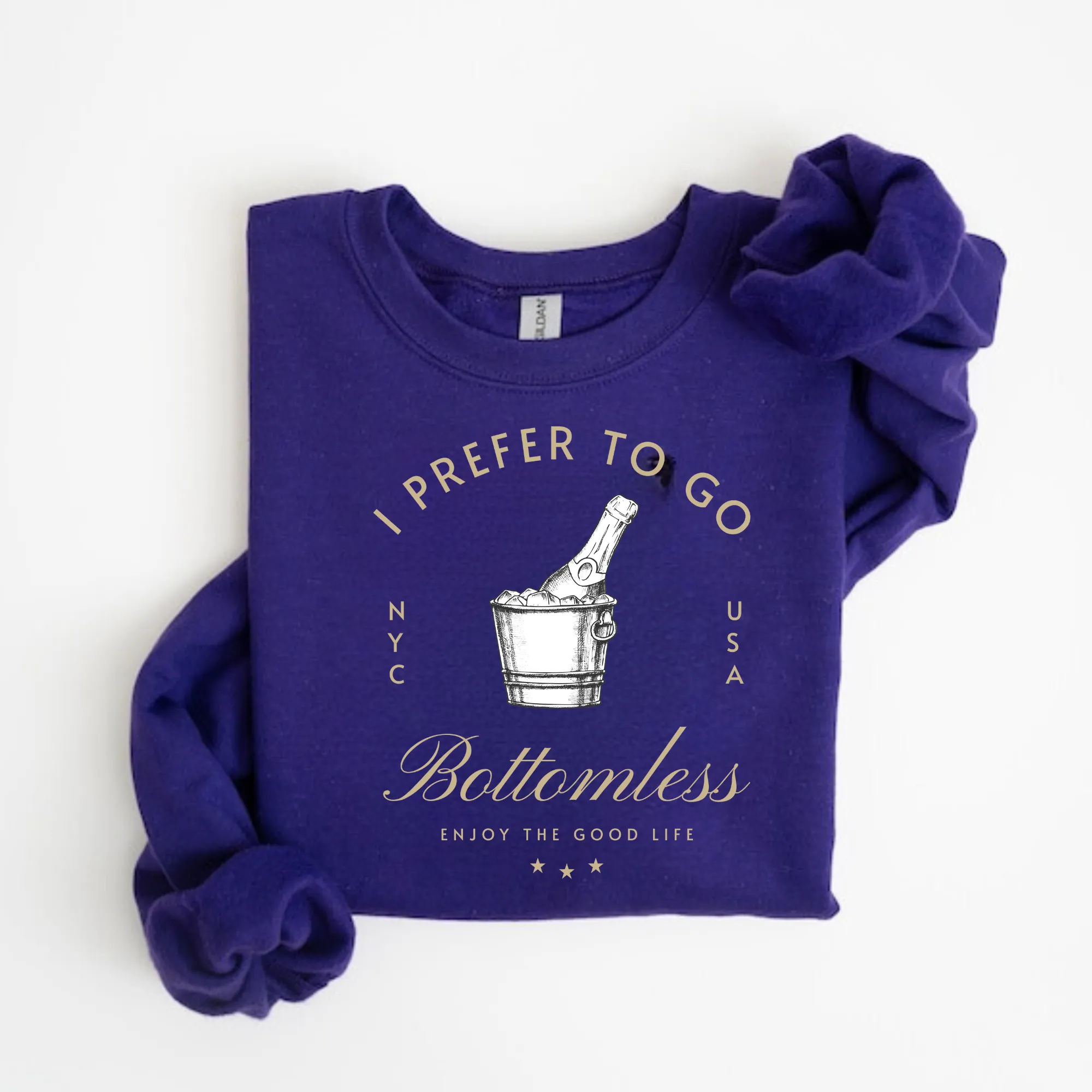 I Prefer To Go Bottomless Sweatshirt