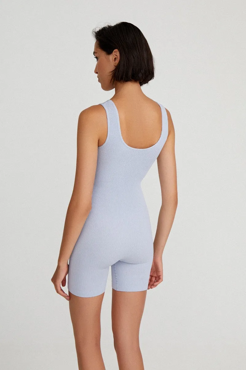 Jumpsuit with built-in shorts