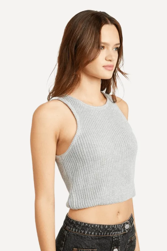 Junior's Knit Racerback Tank Top