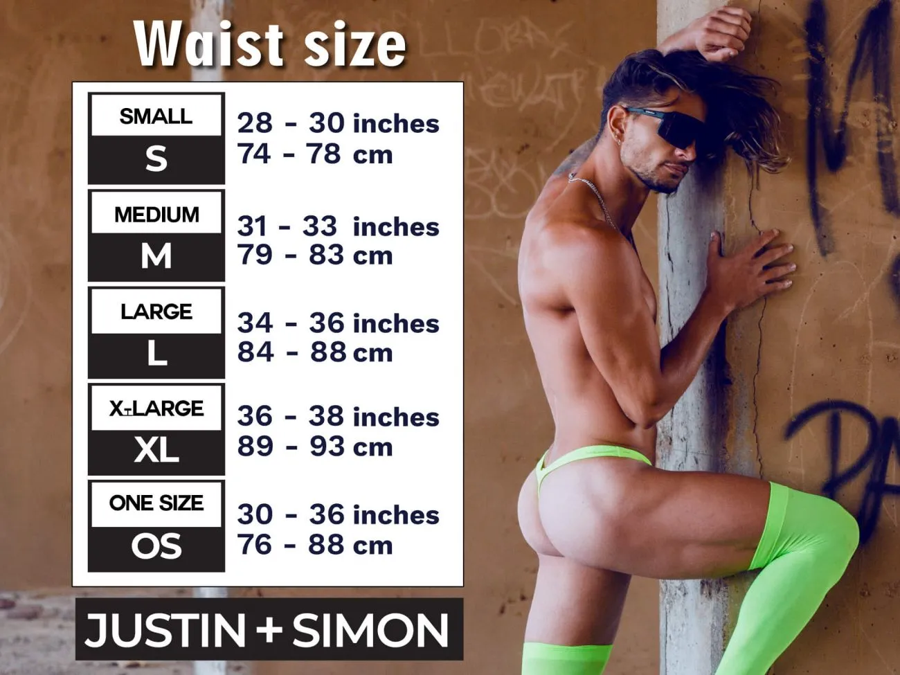 JUSTIN SIMON XSJ03 Classic Thongs Color Neon Green