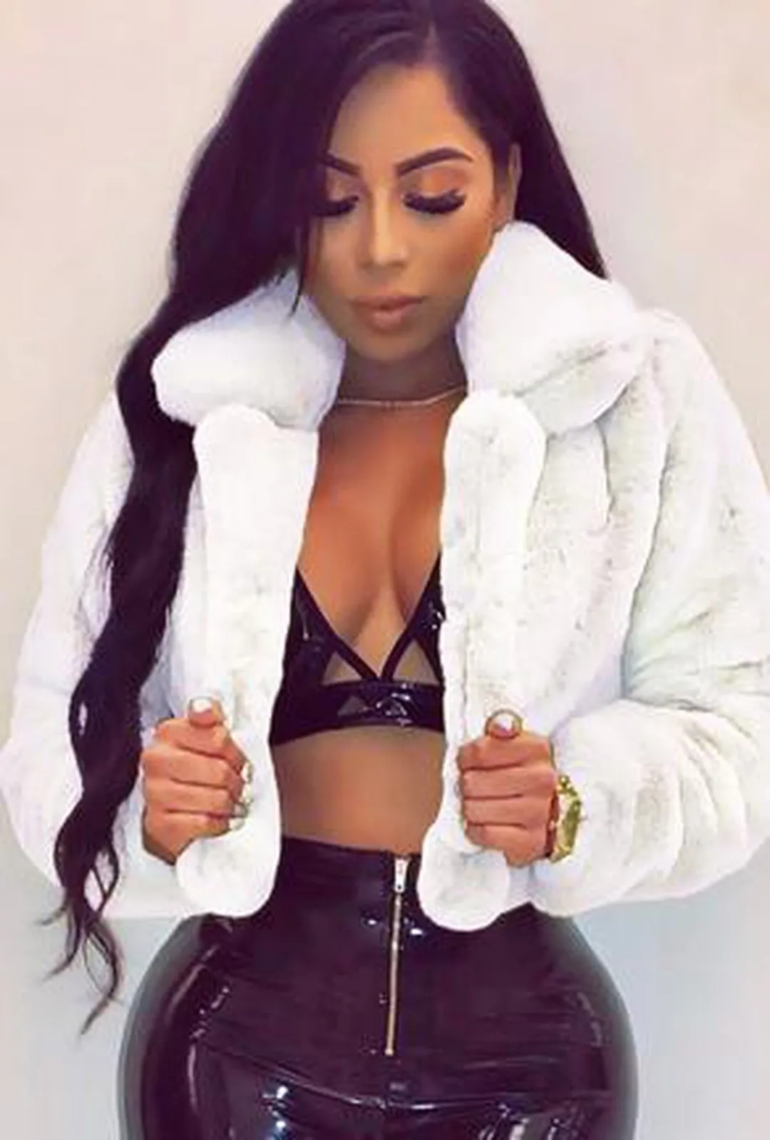 KAMILA - TEDDY BEAR FUR JACKET