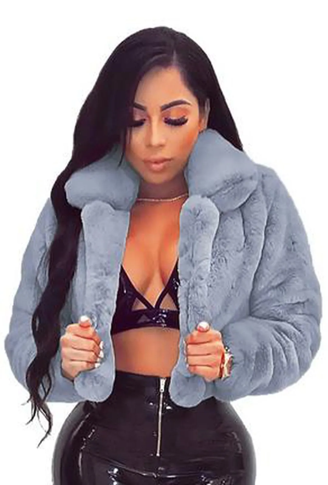 KAMILA - TEDDY BEAR FUR JACKET