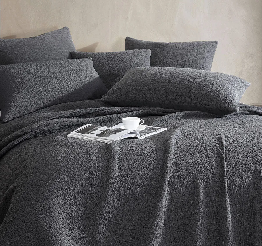 Kayo Coverlet Range Charcoal