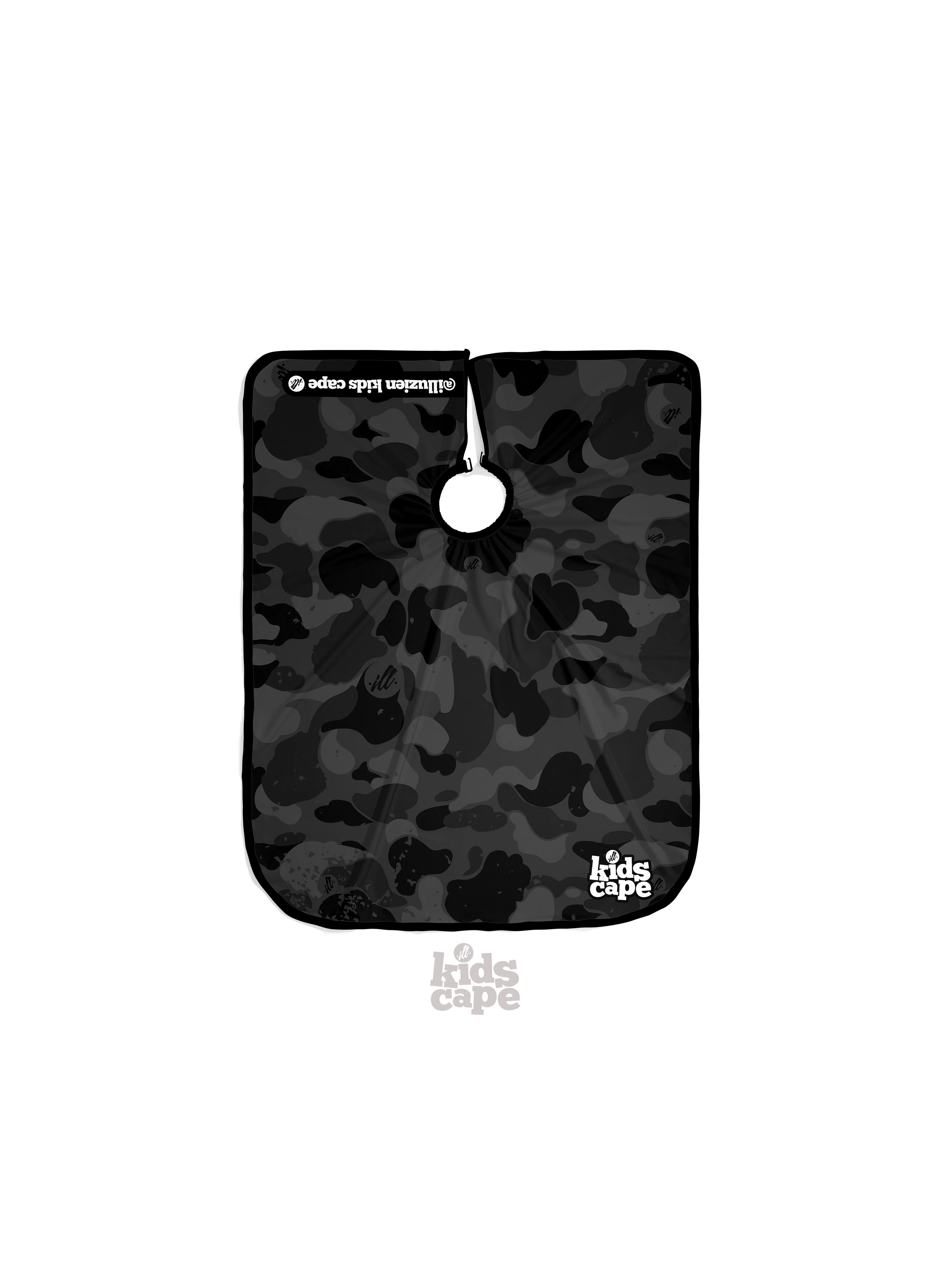 KIDS Camo Black PRO Cape