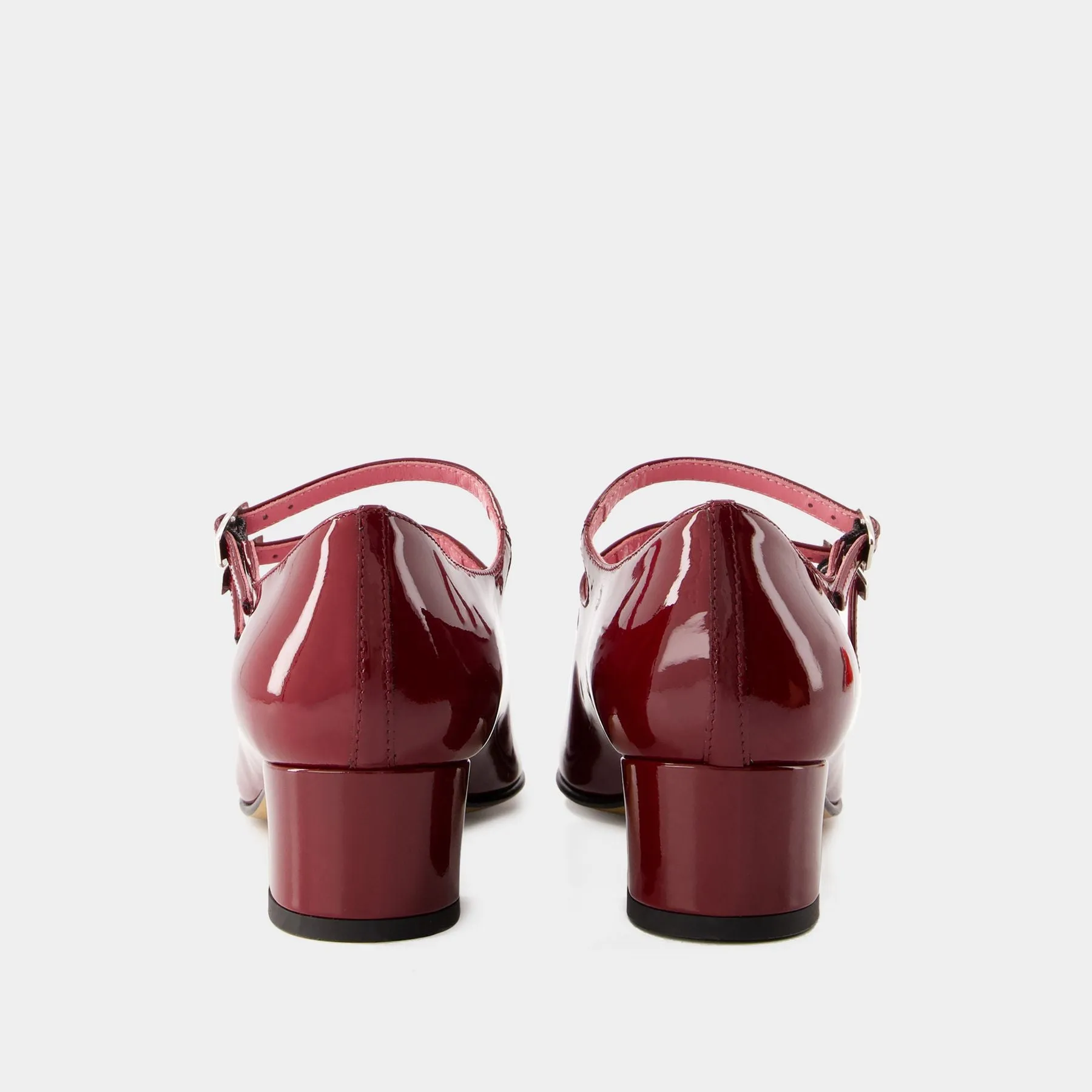 Kina Pumps in Burgundy Patent Leather