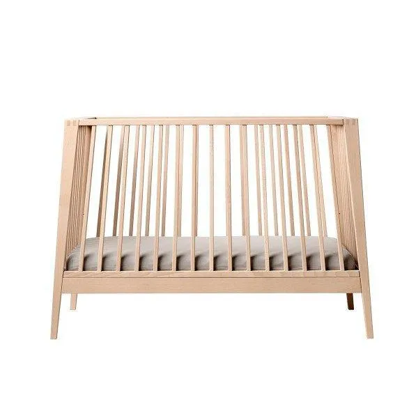 Leander Linea Cot with Mattress