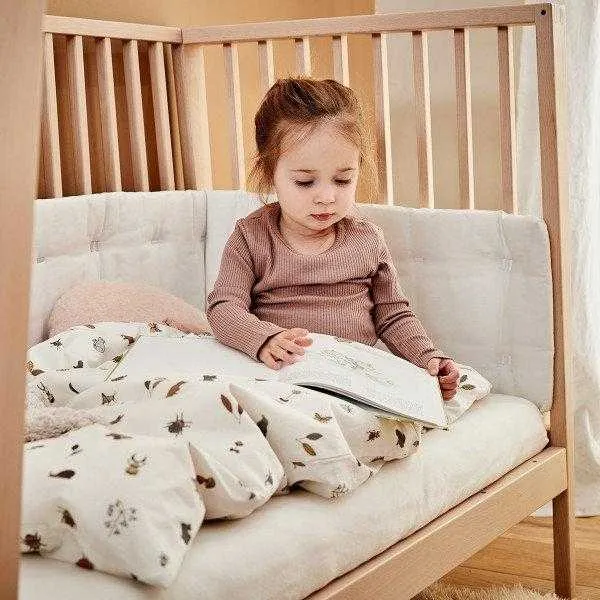 Leander Linea Cot with Mattress