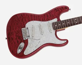 Limited Edition Fender 2024 Collection: Made in Japan Hybrid II Stratocaster - Quilt Red Beryl