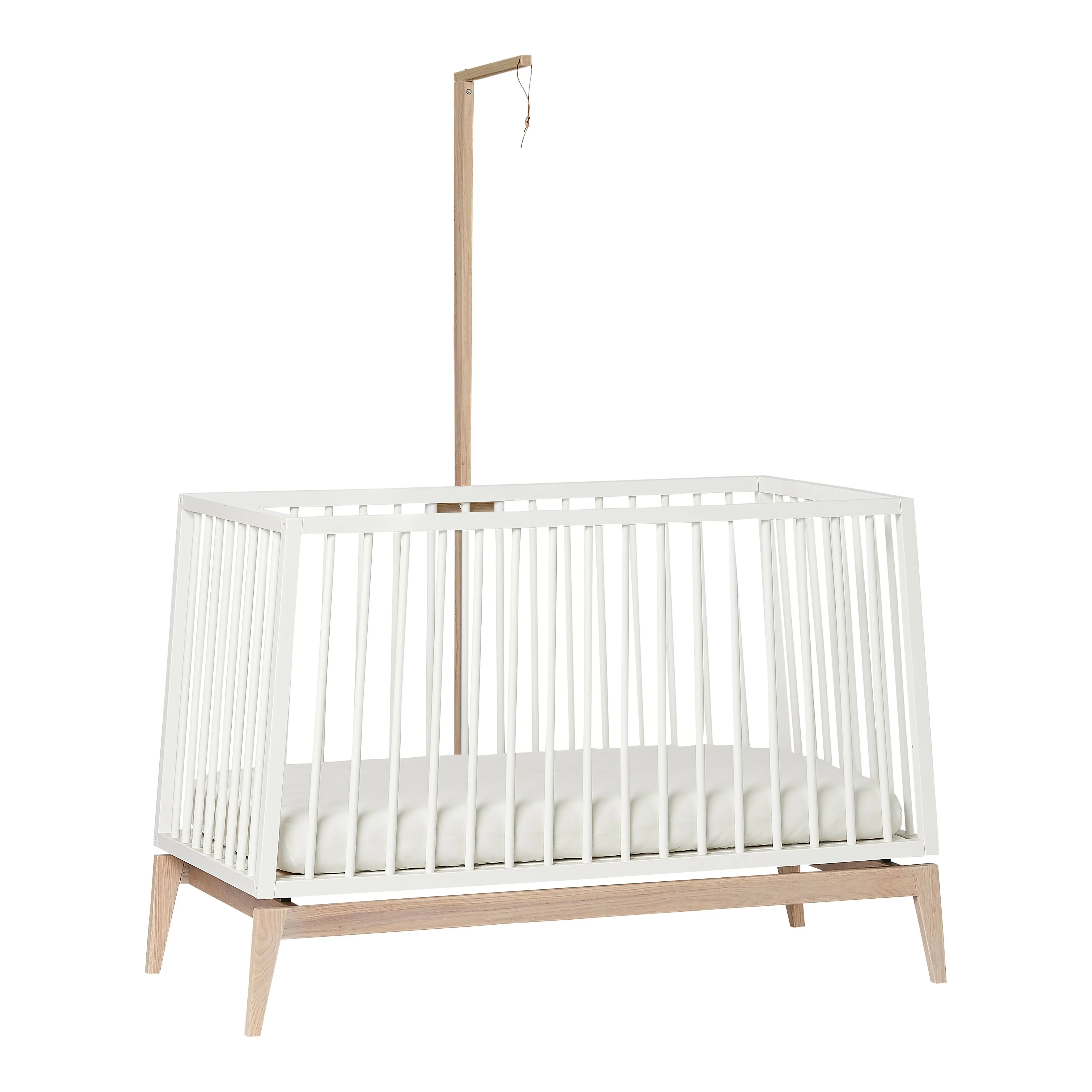 Luna Cot White & Oak 120 x 60