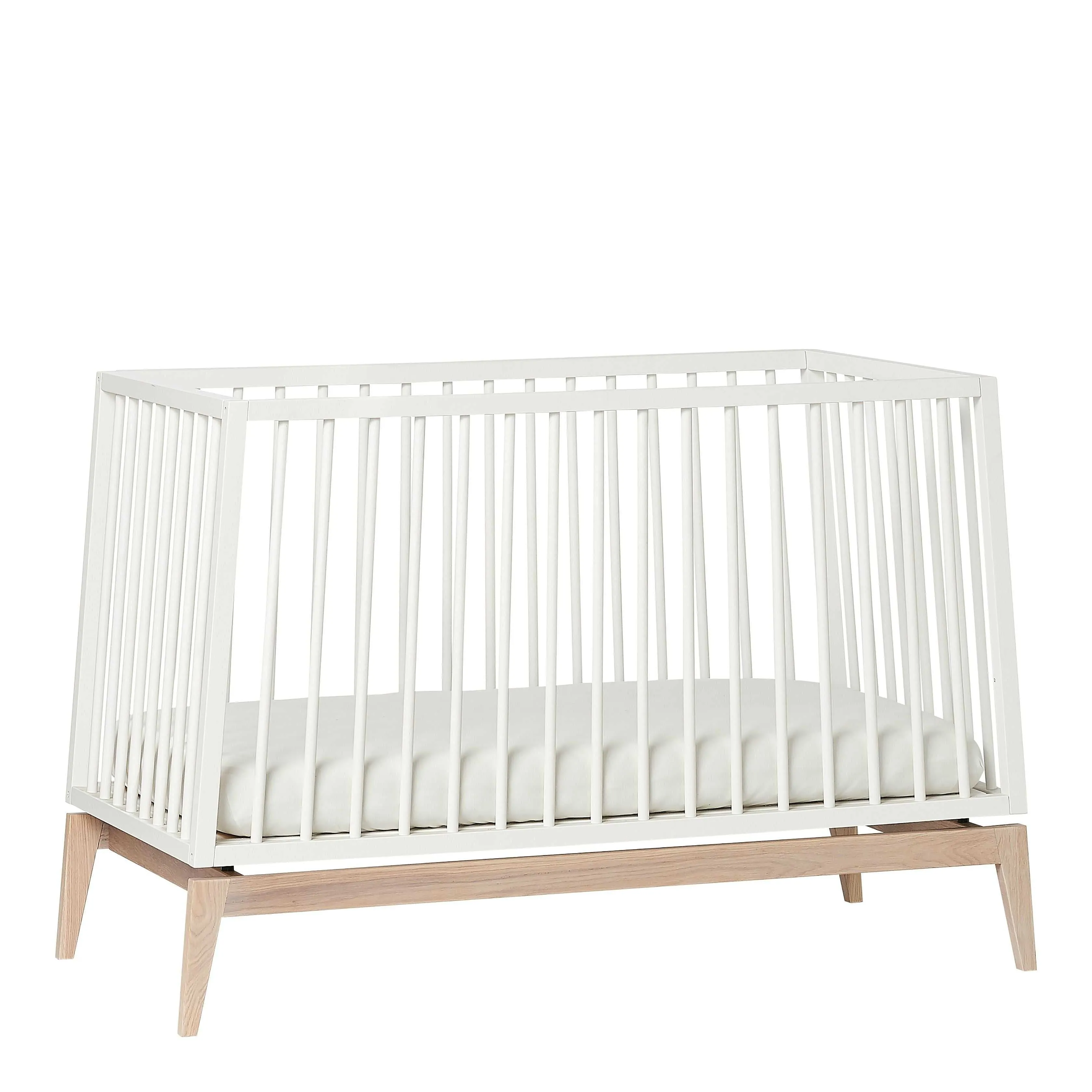 Luna Cot White & Oak 120 x 60