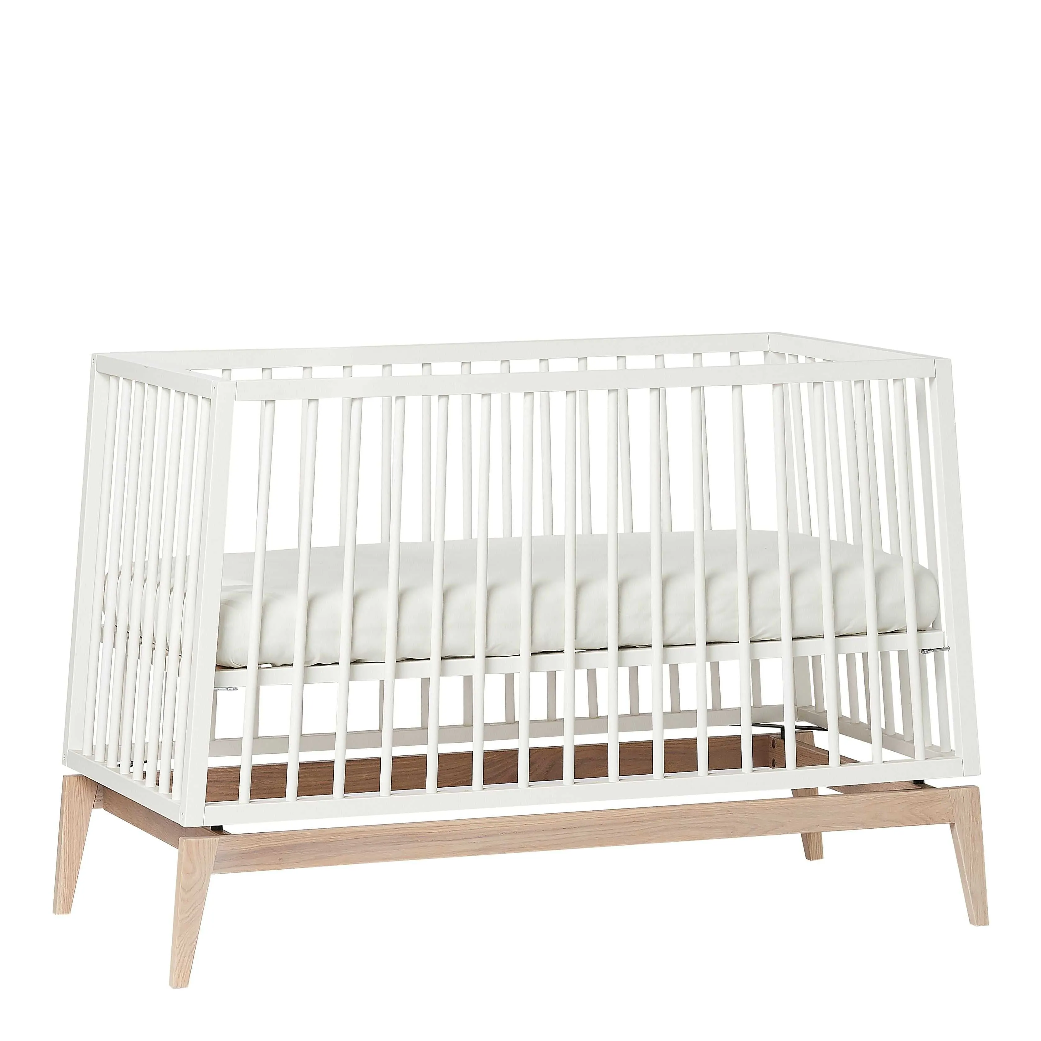 Luna Cot White & Oak 120 x 60