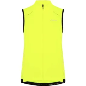 Madison Stellar Reflective windproof women's gilet; hi-viz yellow - size 12