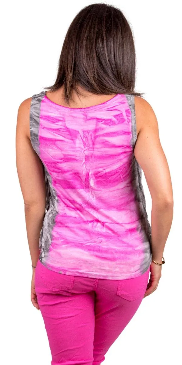 Maggia Tie-Dye Silk Tank