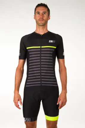 MARINIERE BLACK CYCLING JERSEY