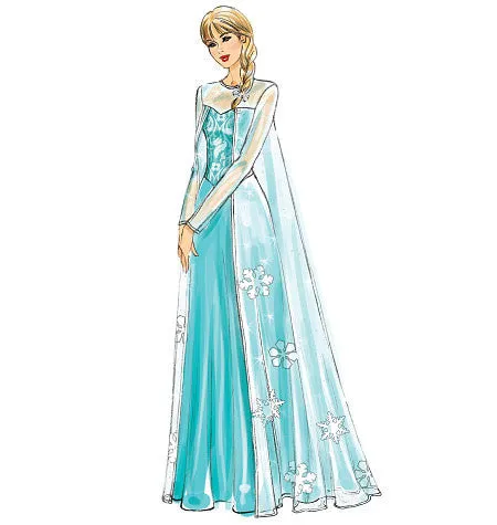 McCall's Pattern M7000 Misses'/Children's/Girls' Princess Costumes