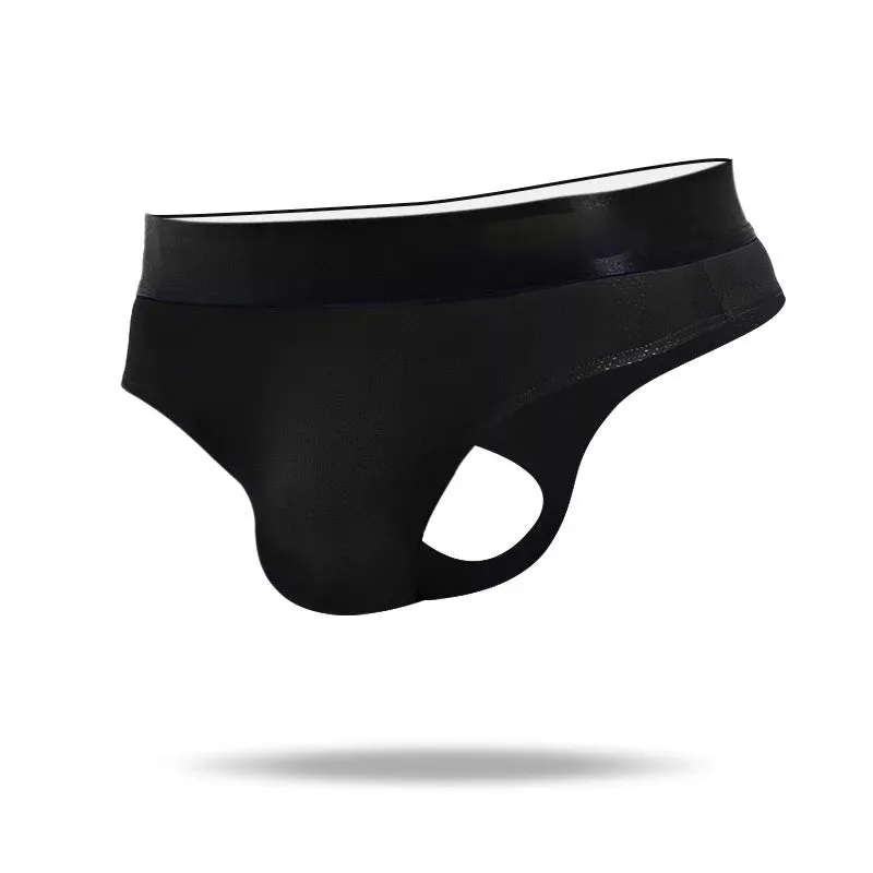 Mesh Style Ice Silk Cool Comfortable Men's Thong