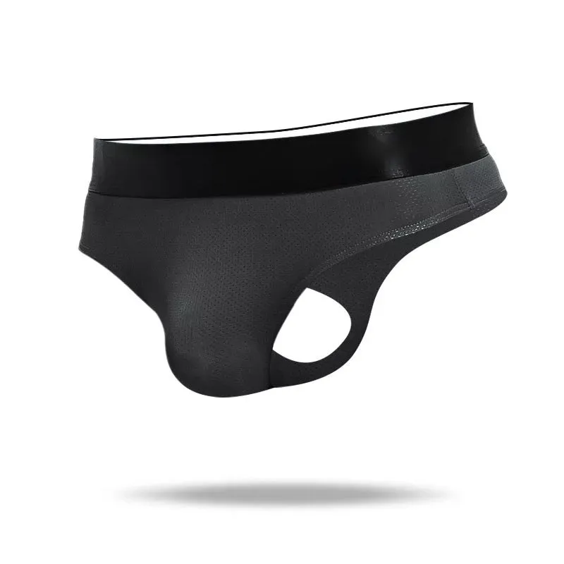 Mesh Style Ice Silk Cool Comfortable Men's Thong