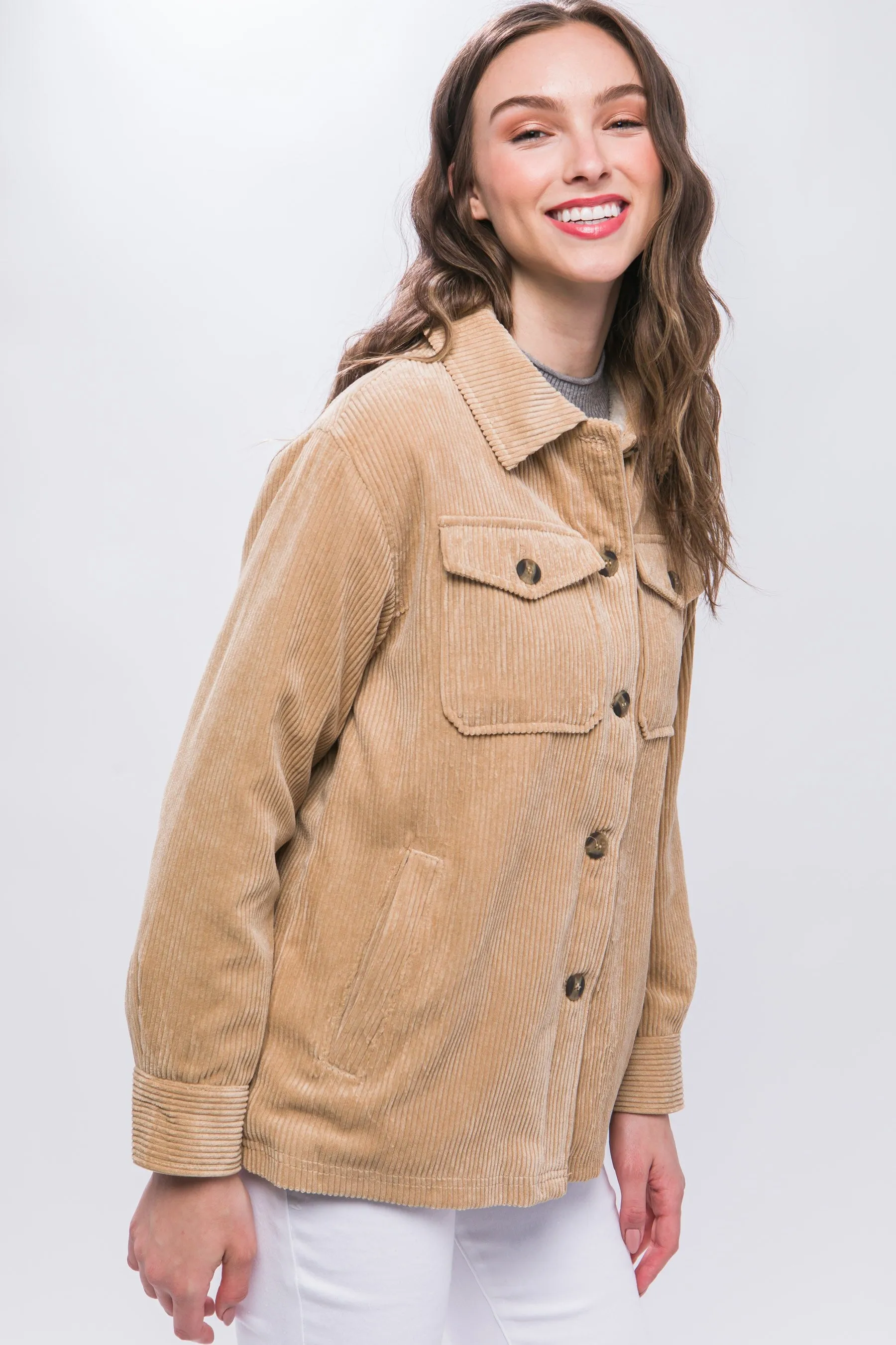 Montana Corduroy Jacket - Beige