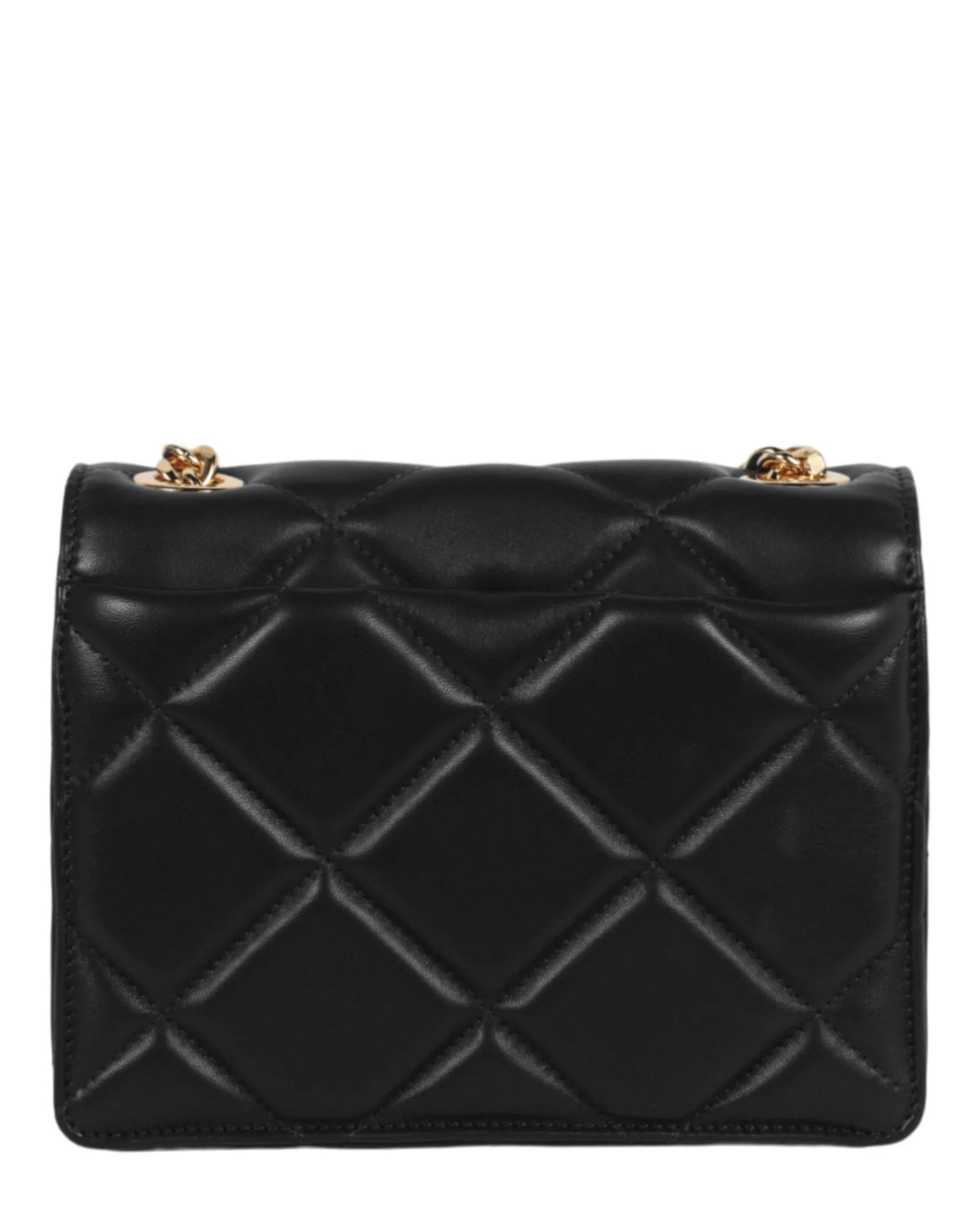 Moschino Heart Studs Quilted Crossbody Bag