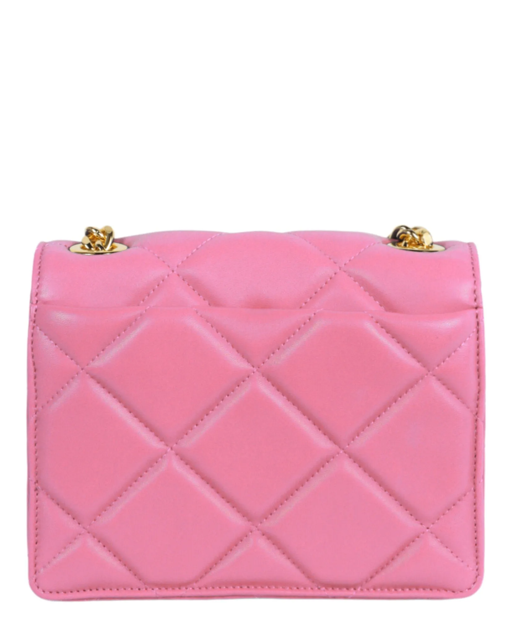 Moschino Heart Studs Quilted Crossbody Bag